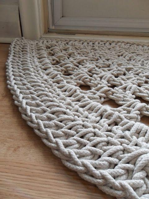 crocheted पॉलिएस्टर कॉर्ड crochet