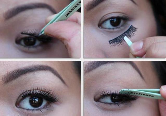 eyelashes जोड़ी समीक्षा के लिए गोंद