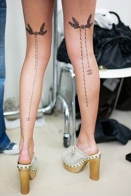 अपने पैरों पर महिला का टैटू: कौन सा भाग बेहतर है?