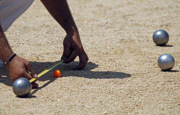 खेल के petanque नियम